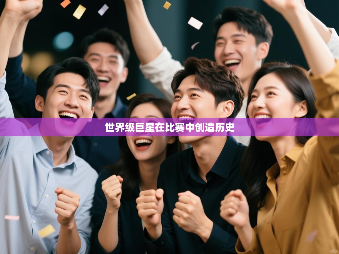 世界级巨星在比赛中创造历史